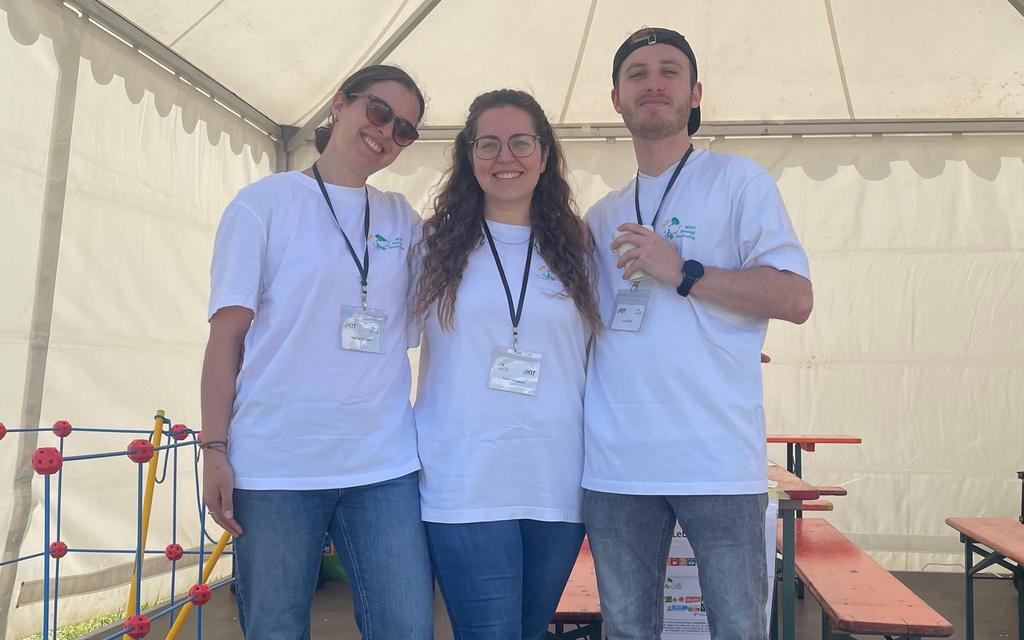 Bild vom Team des Schülerlabors MINT Bewegt Nachhaltig beim Effekte-Festival
